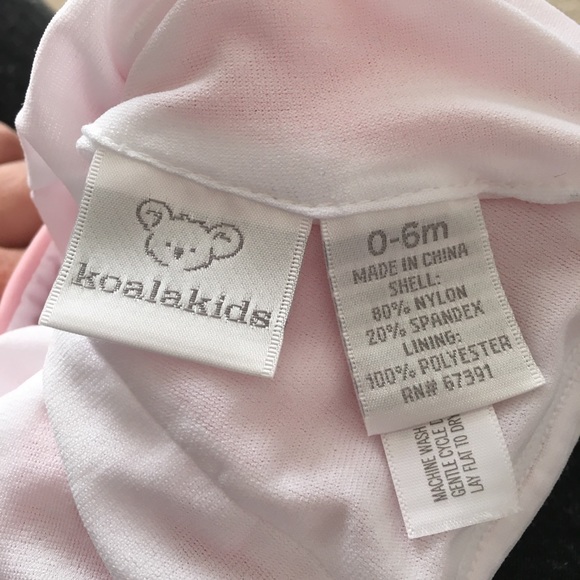 Koala Kids | Pink Retro Baby Swim Cap - Picture 3 of 3
